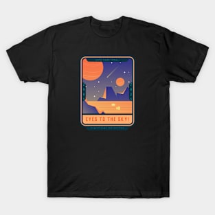 Official eegooblago meteorites "until next time... eyes to the sky!" Meteorite T-Shirt